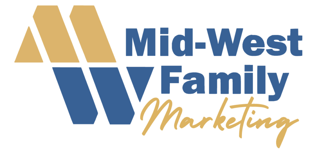 a blue and yellow logo