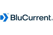a black background with blue text