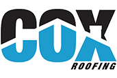 a blue and black logo