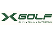 a white and green logo